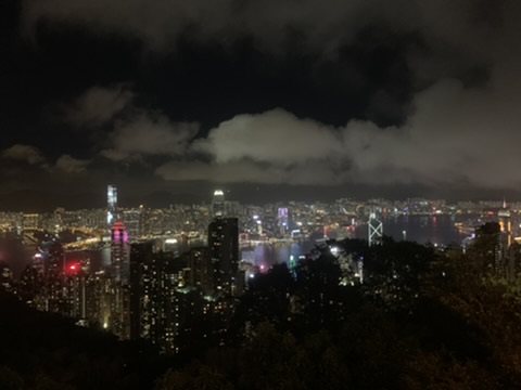 Hong Kong at night