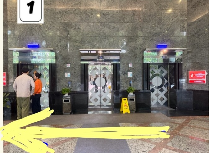 Step 1: elevator lobby