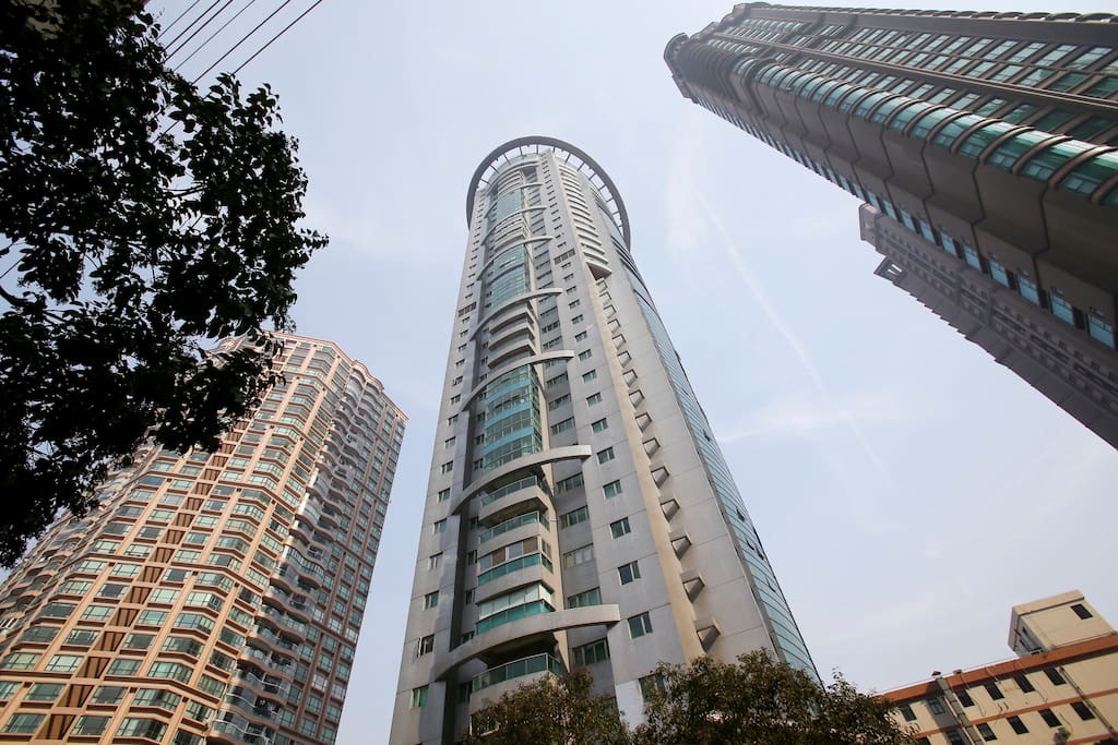Apartment tower exterior