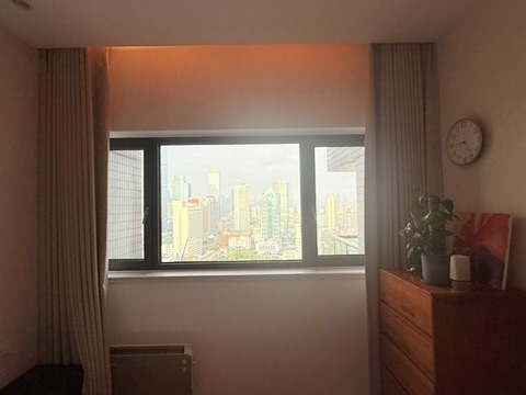 View from the bedroom window